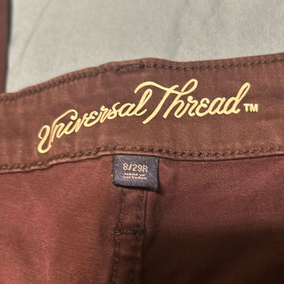 Universal thread brown high rise jeggings size 8 - Picture 2 of 5